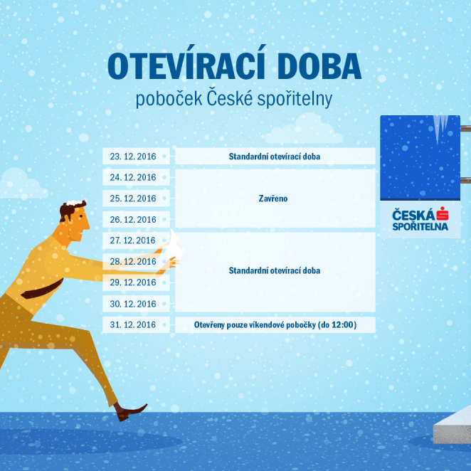 otevírací doba poboček ČS otevírací doba poboček ČS
